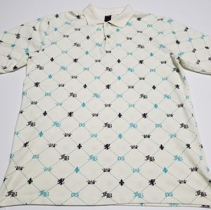 Vintage FUBU Diamond Pattern Collared Shirt XL